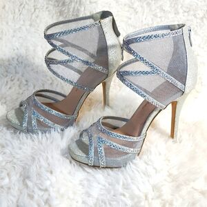 Silver heels
